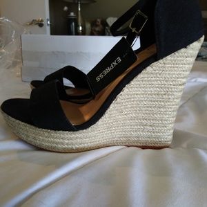 Black Express Brand Wedges
